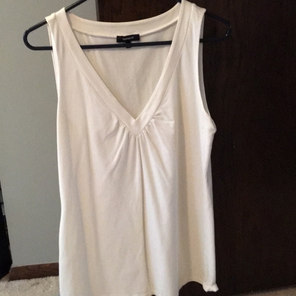 White tank tops